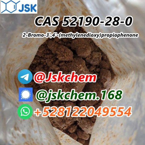 2-Bromo-3′,4′-(methylenedioxy)propiophenone CAS 52190-28-0 for organic synthesis with safe delivery signal@jskchem.168