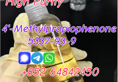 High purity yellow liquid 4mpp 4′-Methylpropiophenone cas5337-93-9 wholesale to Russia Ukraine Kazakhstan