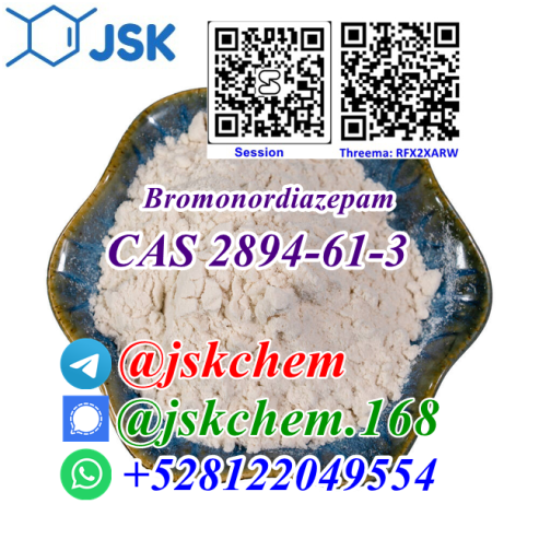 Research Chemicals Bromonordiazepam cas 2894-61-3 telegram@jskchem