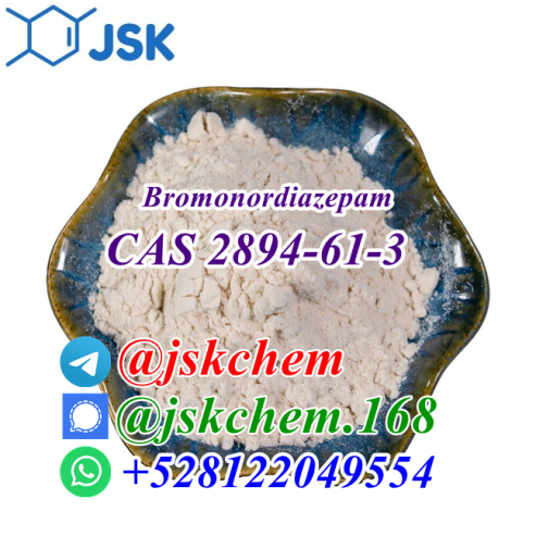 Research Chemicals Bromonordiazepam cas 2894-61-3 telegram@jskchem