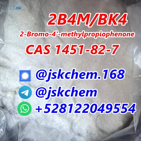 telegram@jskchem BK4 Trusted Supplier of 2B4M CAS 1451-82-7 2-Bromo-4′-methylpropiophenone