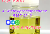 High purity yellow liquid 4mpp 4′-Methylpropiophenone cas5337-93-9 wholesale to Russia Ukraine Kazakhstan