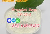 best price Cas59-46-1 Procaine Base Procaine hcl with good quality